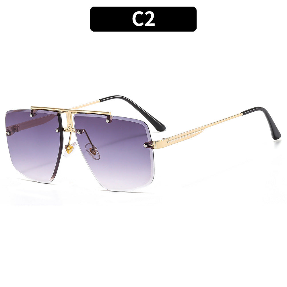 Square Frame Retro Men Sunglasses