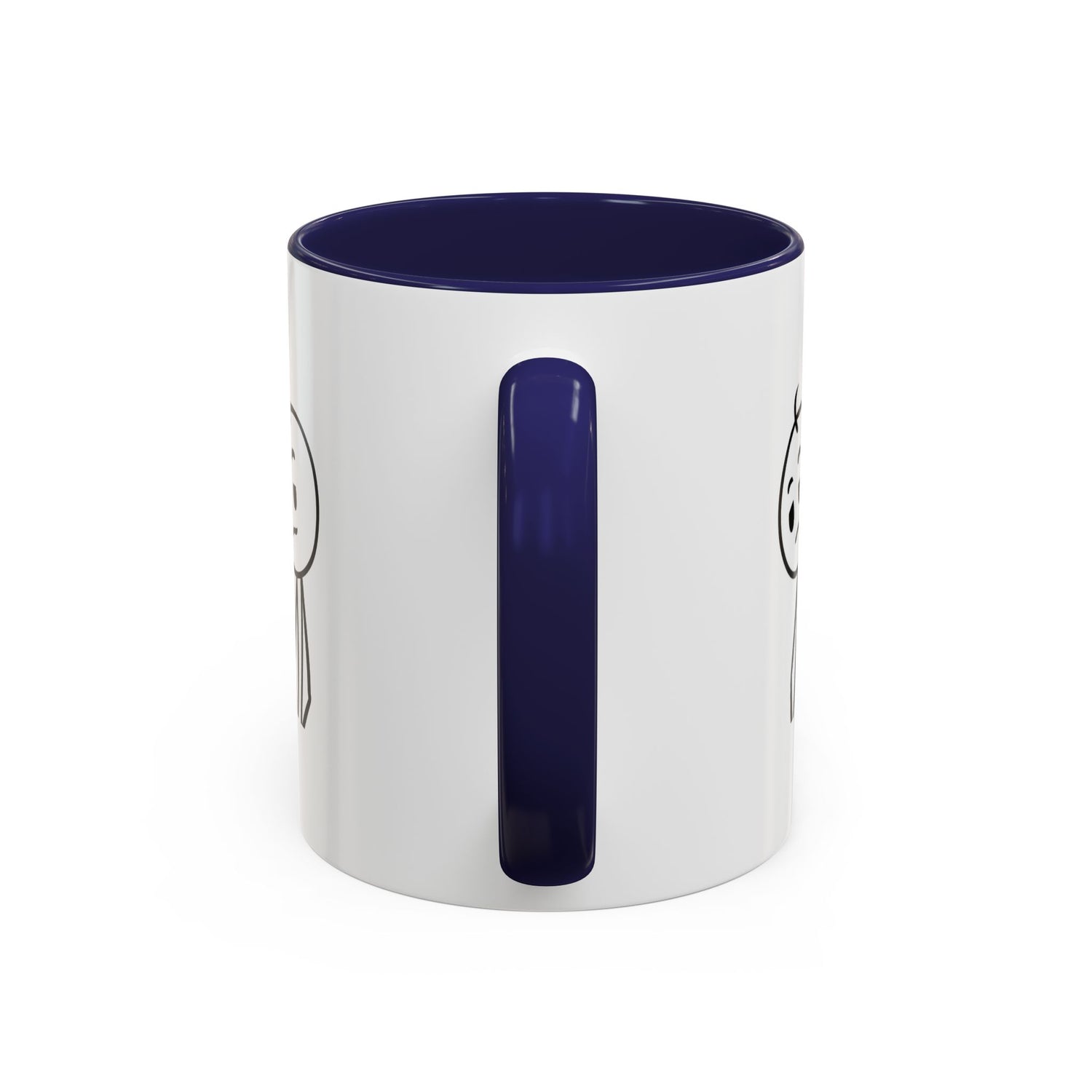 Its Just One of Those Days Accent Mug with Stickman Character Design, 11oz &amp; 15oz