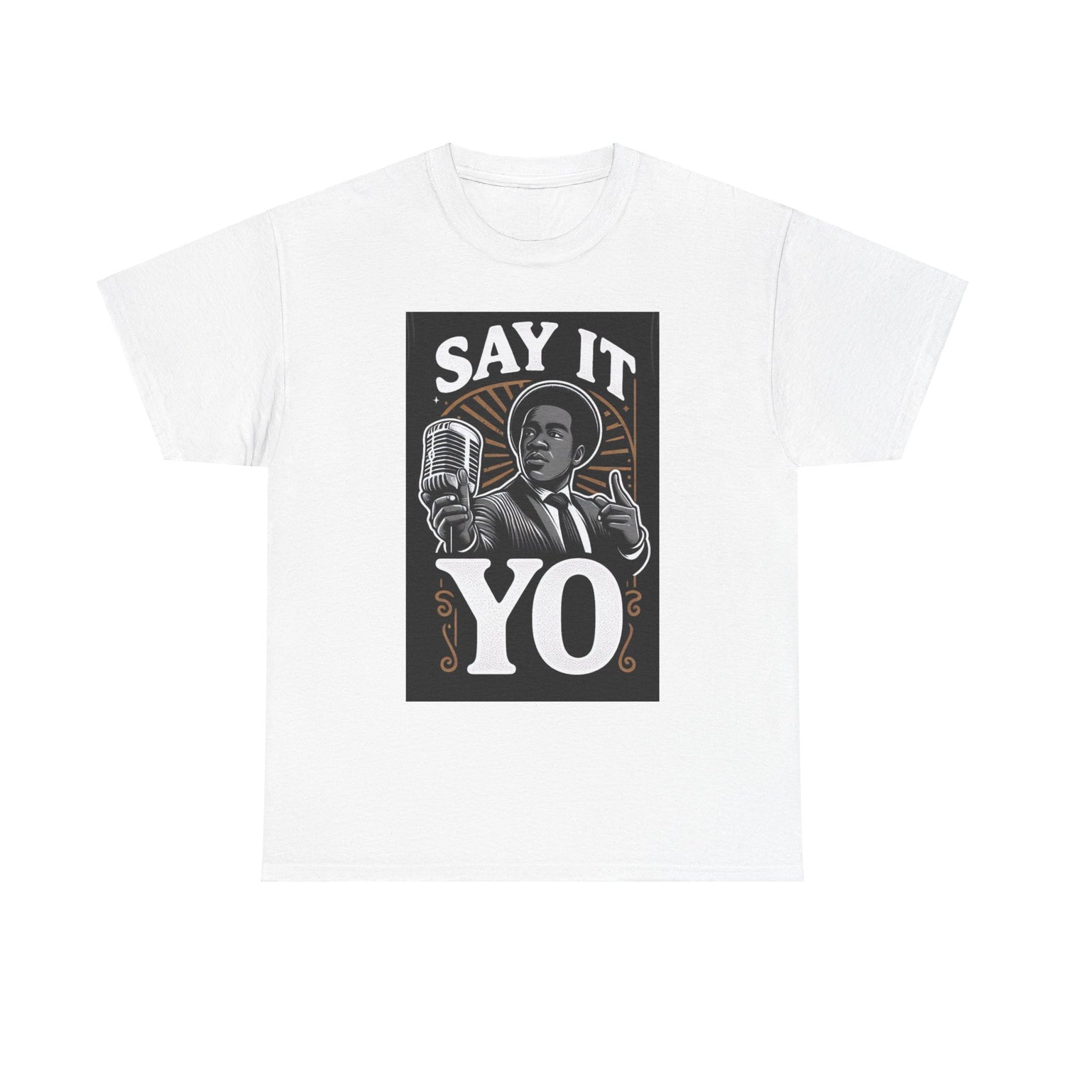 Say It Yo Music Man Unisex Heavy Cotton T-Shirt