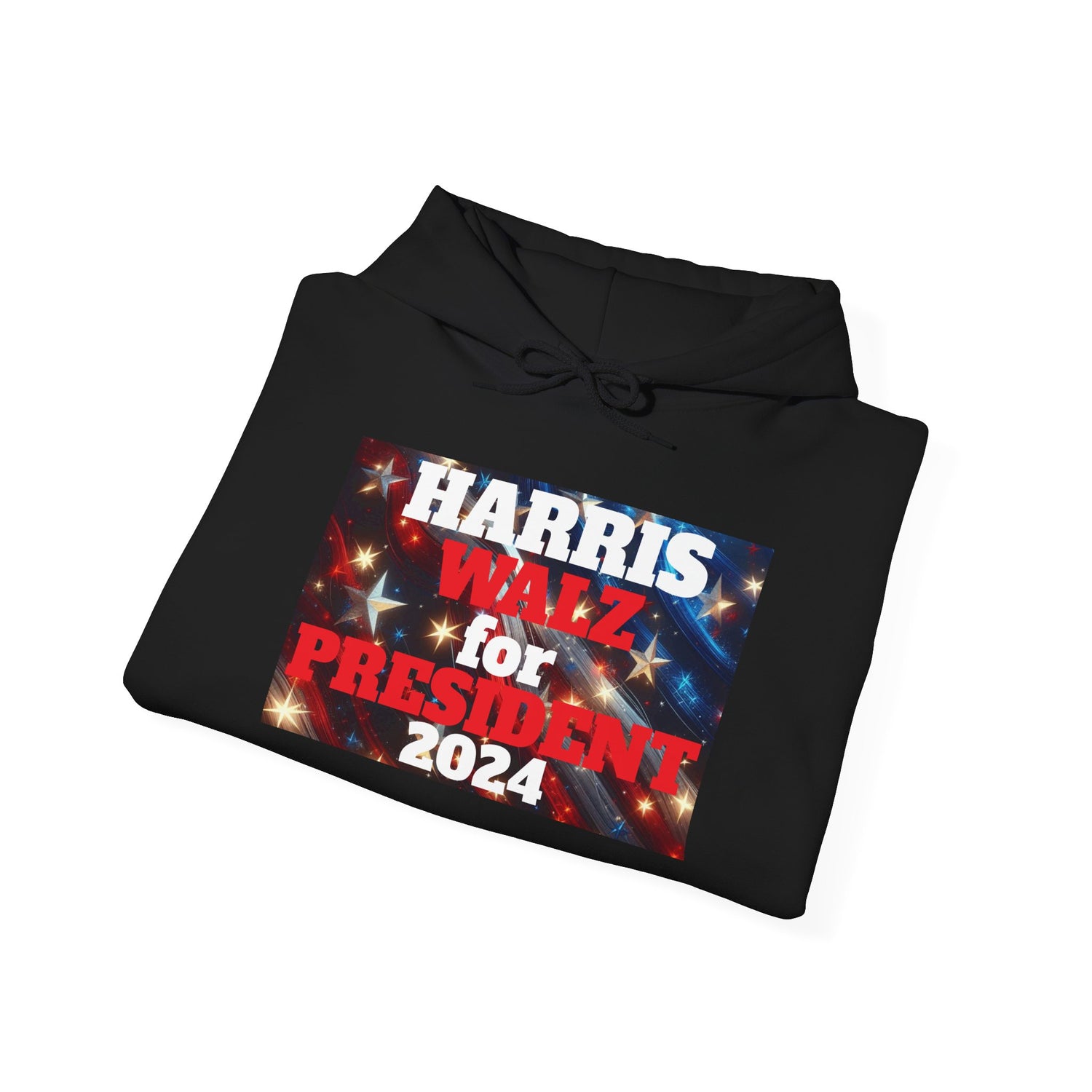 Spangled Harris and Walz President Unisex Heavy Blend™ Hooded Sweatshirt