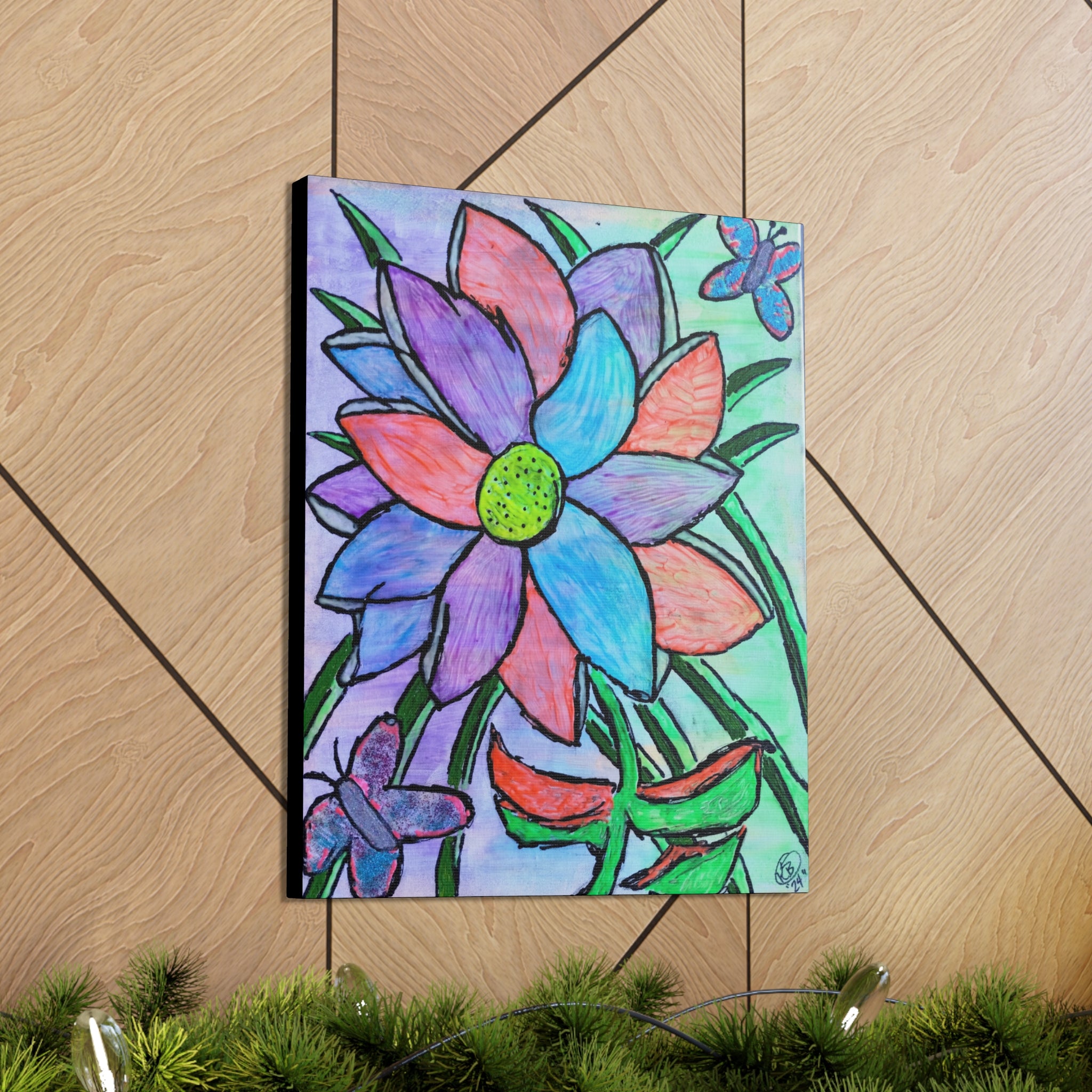 Canvas Print - Flower in the Garden 16x20