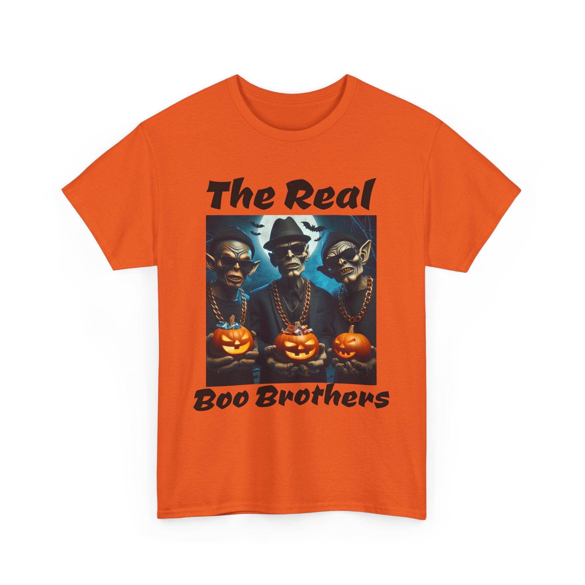 The Real Boo Brothers Horrific Goblins Unisex Tee, Real Boo Brothers Costume Shirt, Spooky Pumpkin Halloween Top, Scary Goblin T-Shirt, Haunted Halloween Apparel,