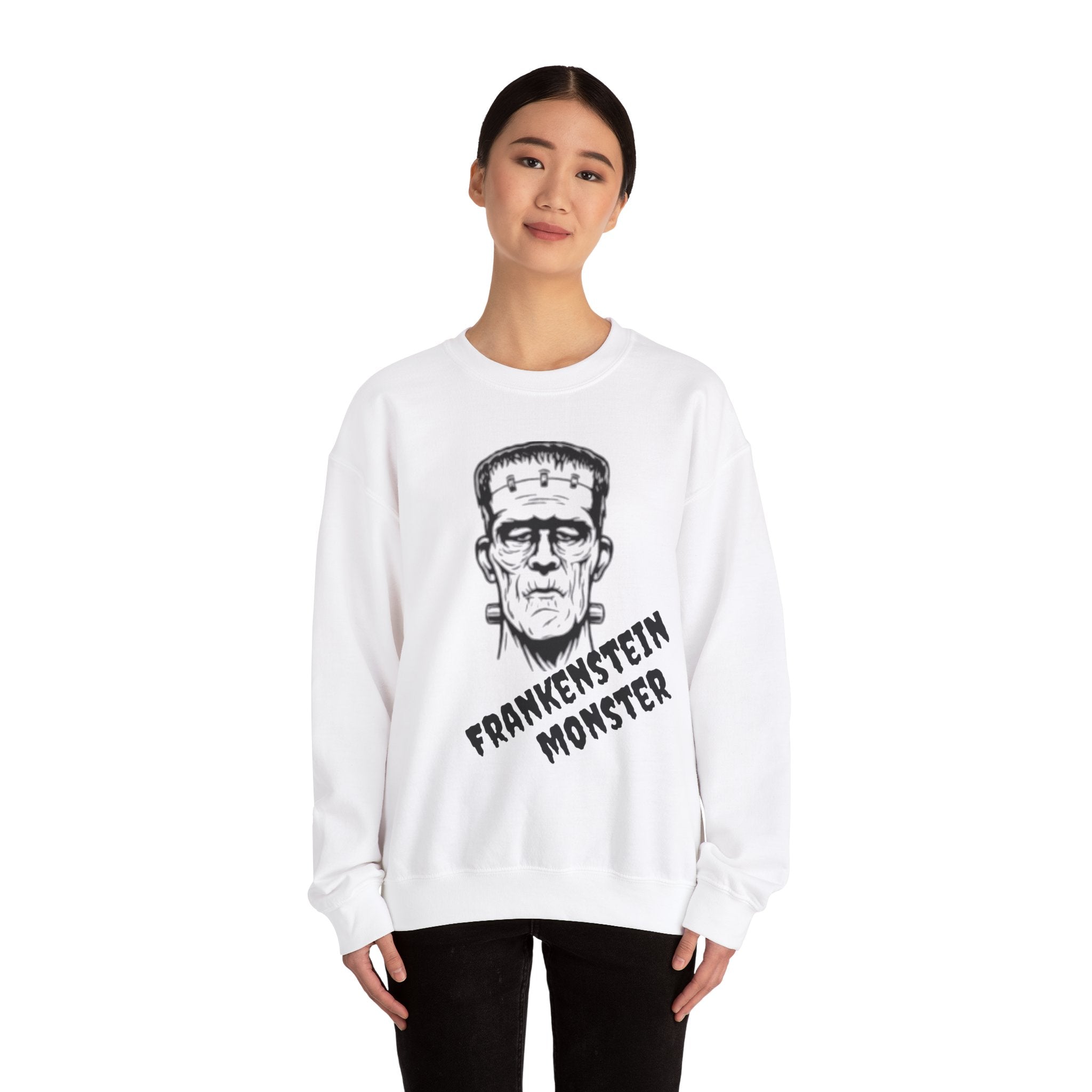 Frankenstein Monster Unisex Sweatshirt, Halloween Crewneck Pullover, Spooky Monster Sweatshirt, Halloween Costume Shirt, Halloween Party