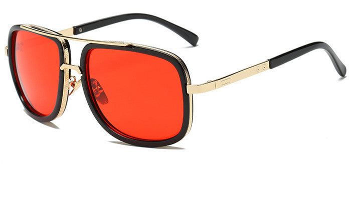 Flat Top Hot Square Sunglasses Mens Super Star Eyewear