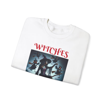 Witches Nightout Unisex Sweatshirt, Halloween Crewneck Jumper, Spooky Witches Night Out Shirt, Witchy Clothing, Girls Night Out Apparel