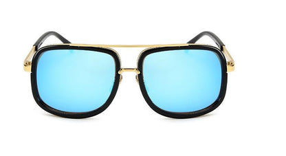 Flat Top Hot Square Sunglasses Mens Super Star Eyewear