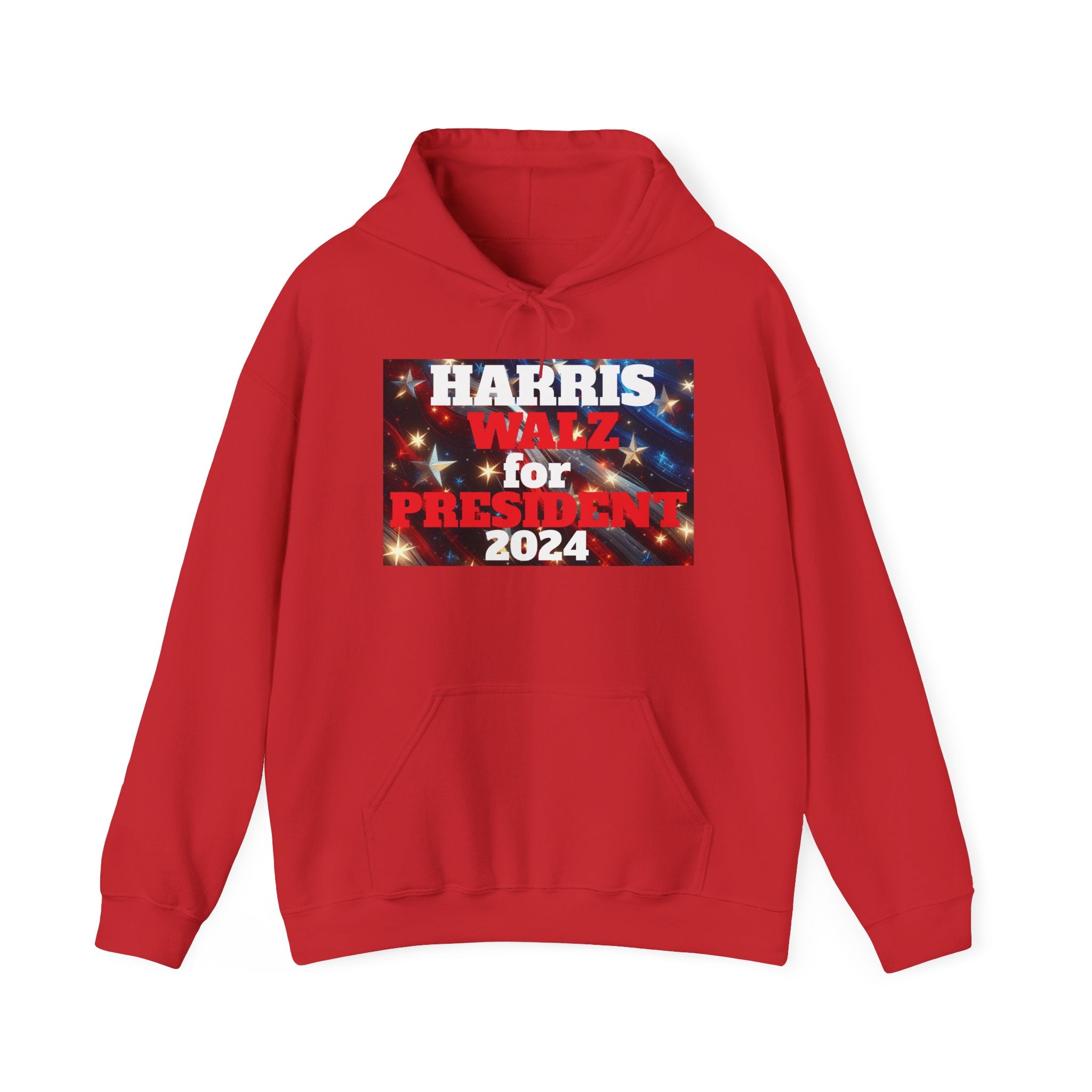 Spangled Harris and Walz President Unisex Heavy Blend™ Hooded Sweatshirt