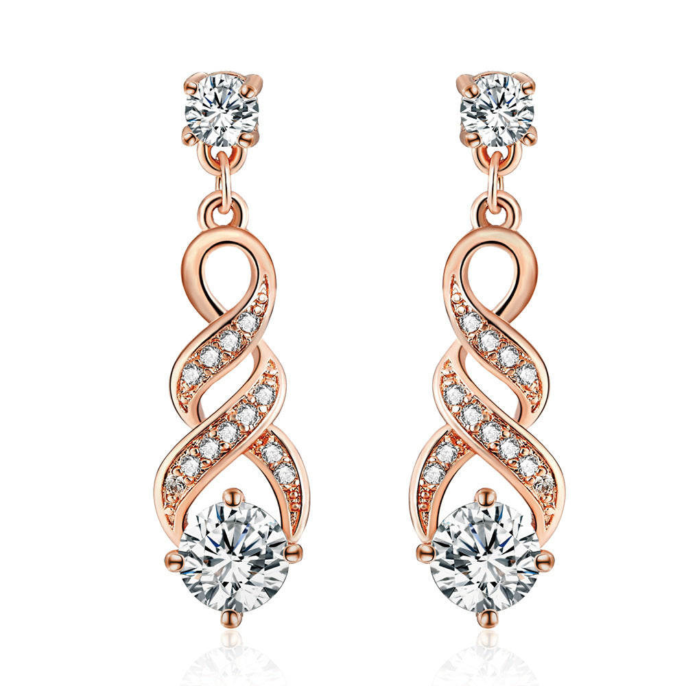 Ladies Autilite Gold Plated Earring