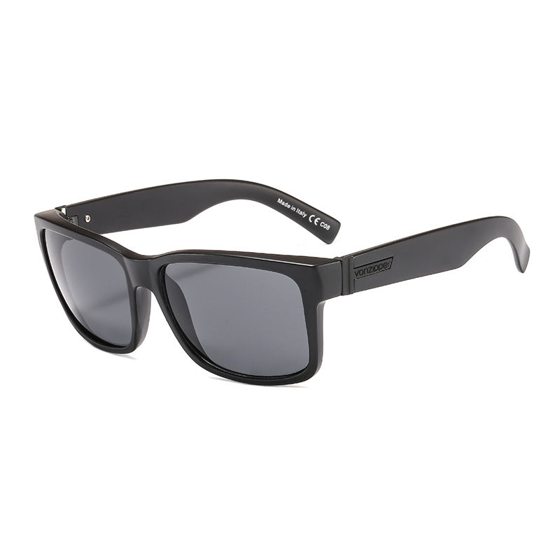 Retro big frame sunglasses color film sunglasses