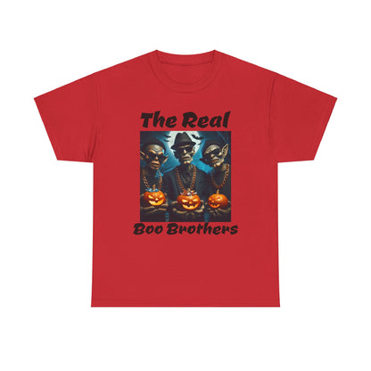 The Real Boo Brothers Horrific Goblins Unisex Tee, Real Boo Brothers Costume Shirt, Spooky Pumpkin Halloween Top, Scary Goblin T-Shirt, Haunted Halloween Apparel,