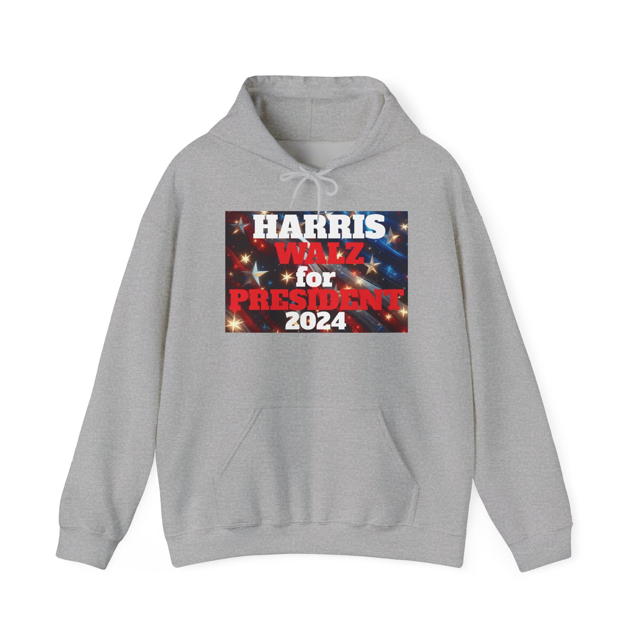 Spangled Harris and Walz President Unisex Heavy Blend™ Hooded Sweatshirt