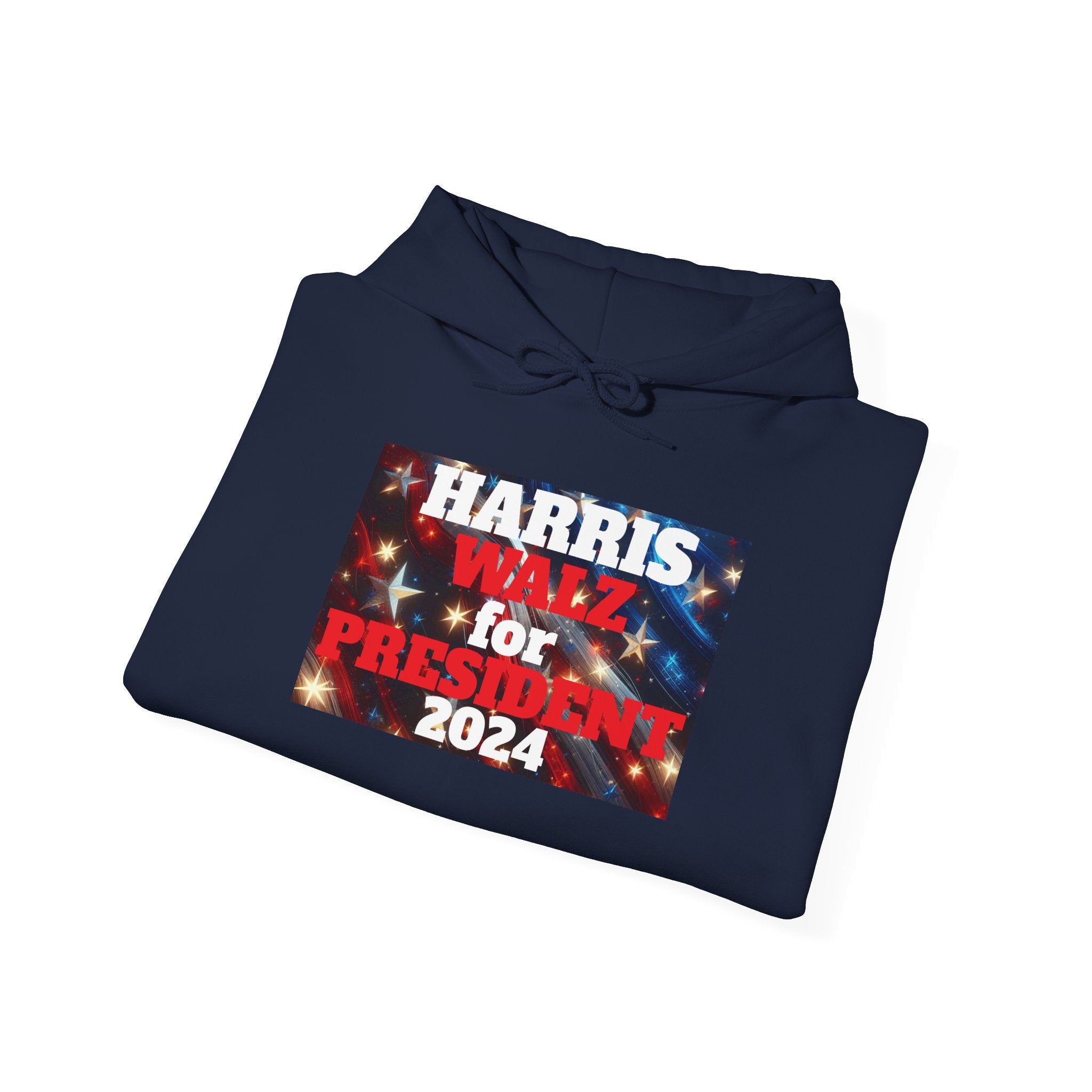 Spangled Harris and Walz President Unisex Heavy Blend™ Hooded Sweatshirt