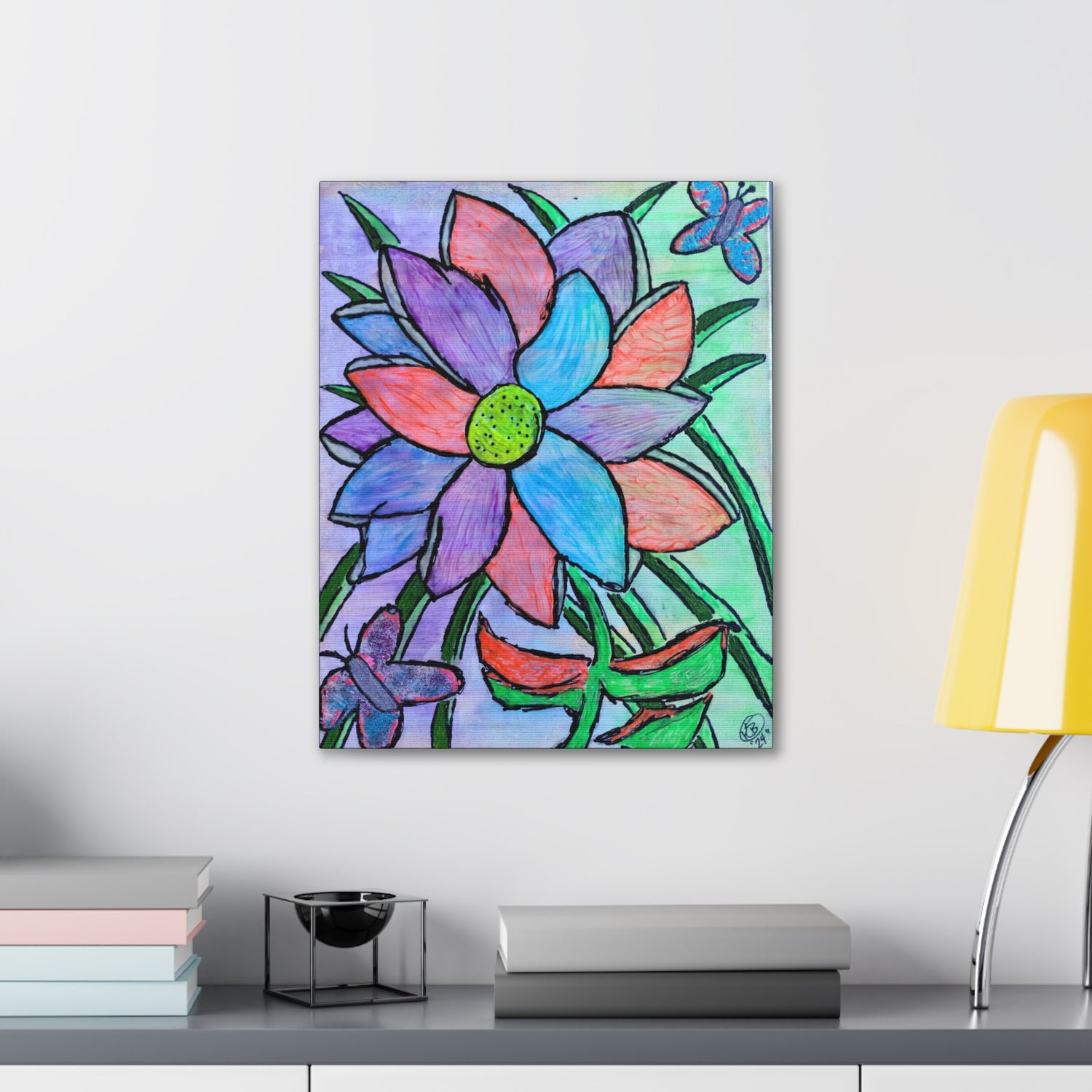 Canvas Print - Flower in the Garden 16x20