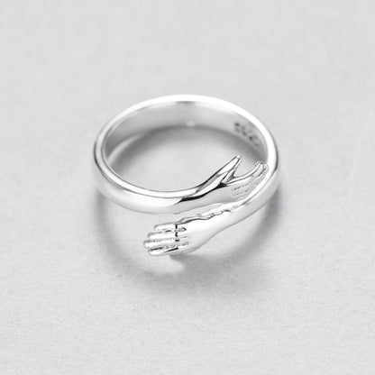 Love hug couple ring