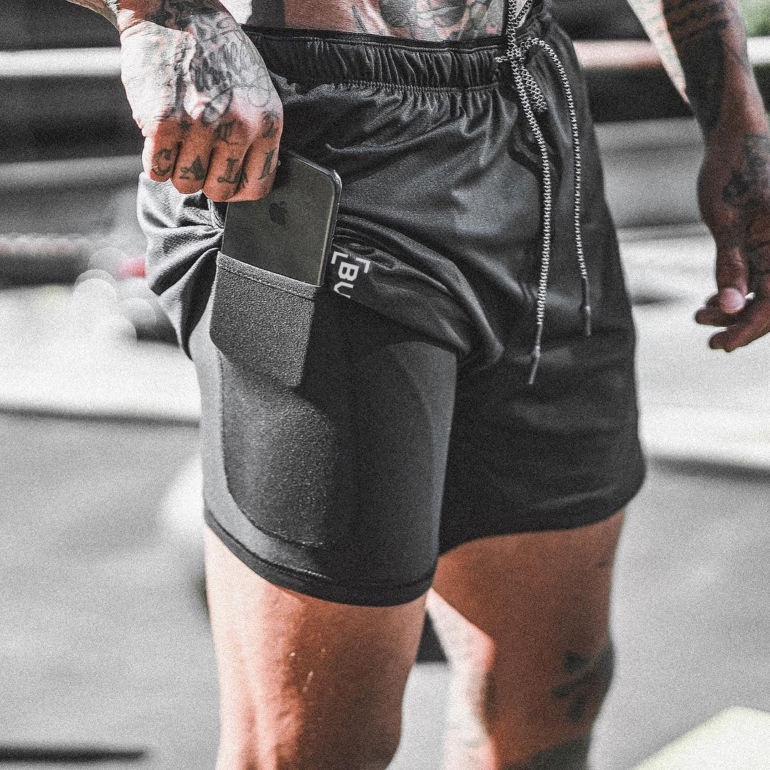 Men Pocket Compression Shorts