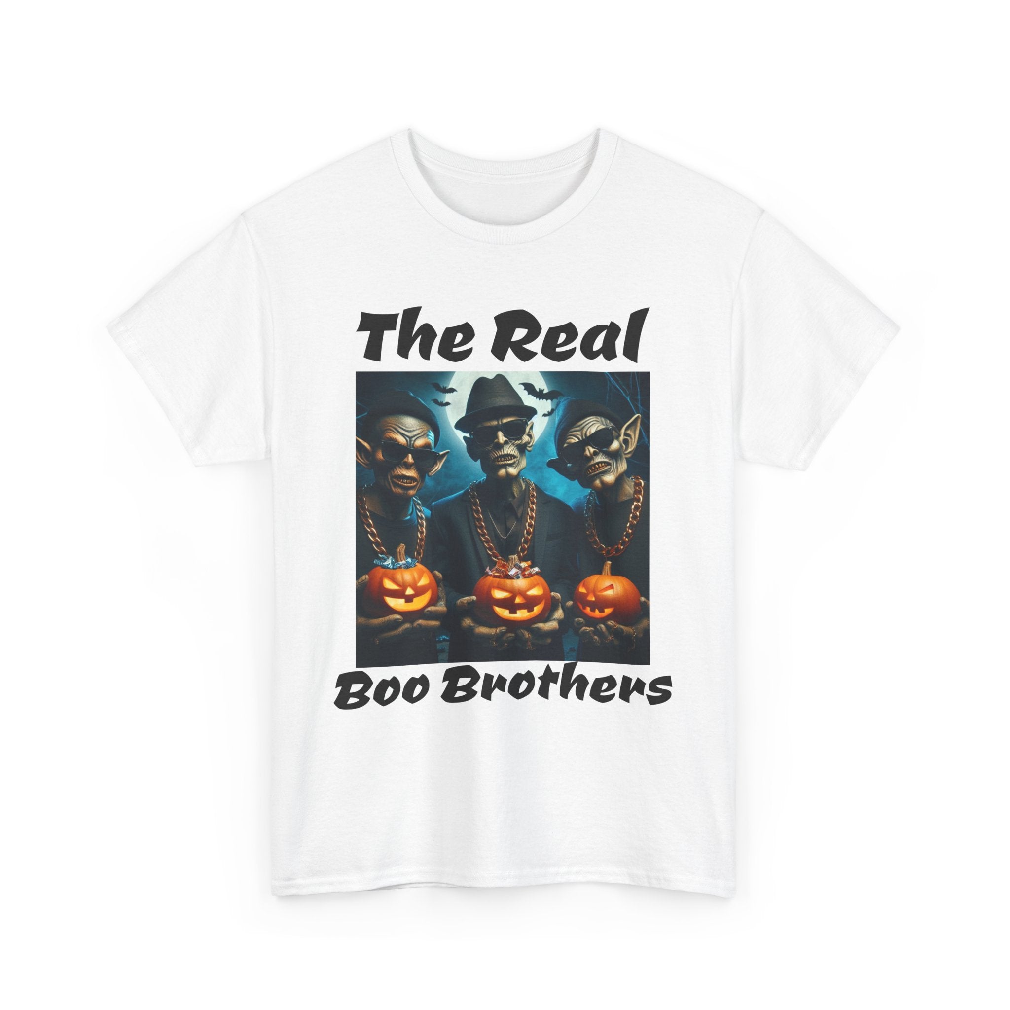 The Real Boo Brothers Horrific Goblins Unisex Tee, Real Boo Brothers Costume Shirt, Spooky Pumpkin Halloween Top, Scary Goblin T-Shirt, Haunted Halloween Apparel,