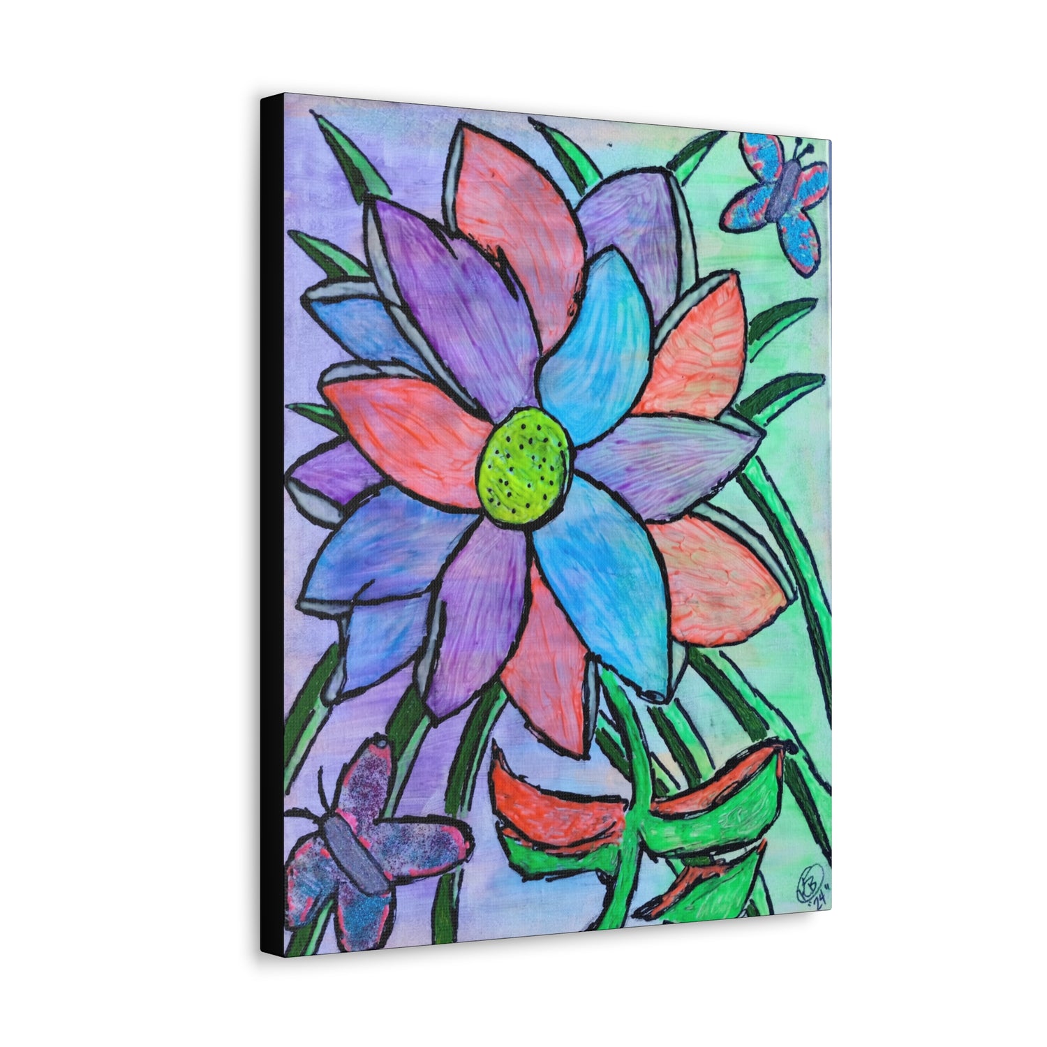 Canvas Print - Flower in the Garden 16x20