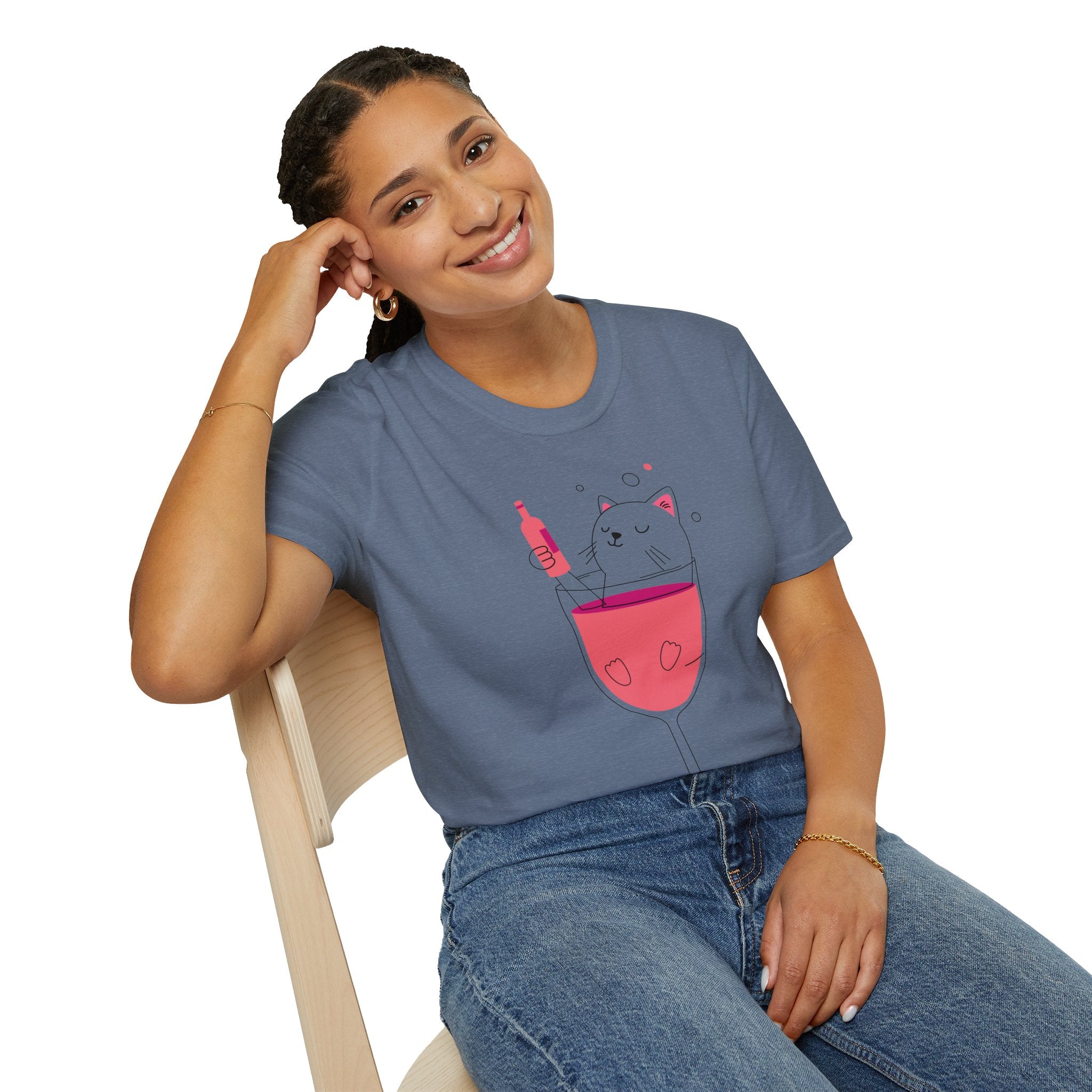 Relaxed Cat Female Softstyle T-Shirt