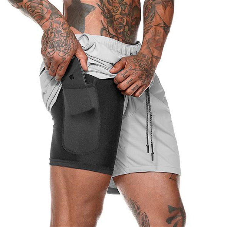 Men Pocket Compression Shorts