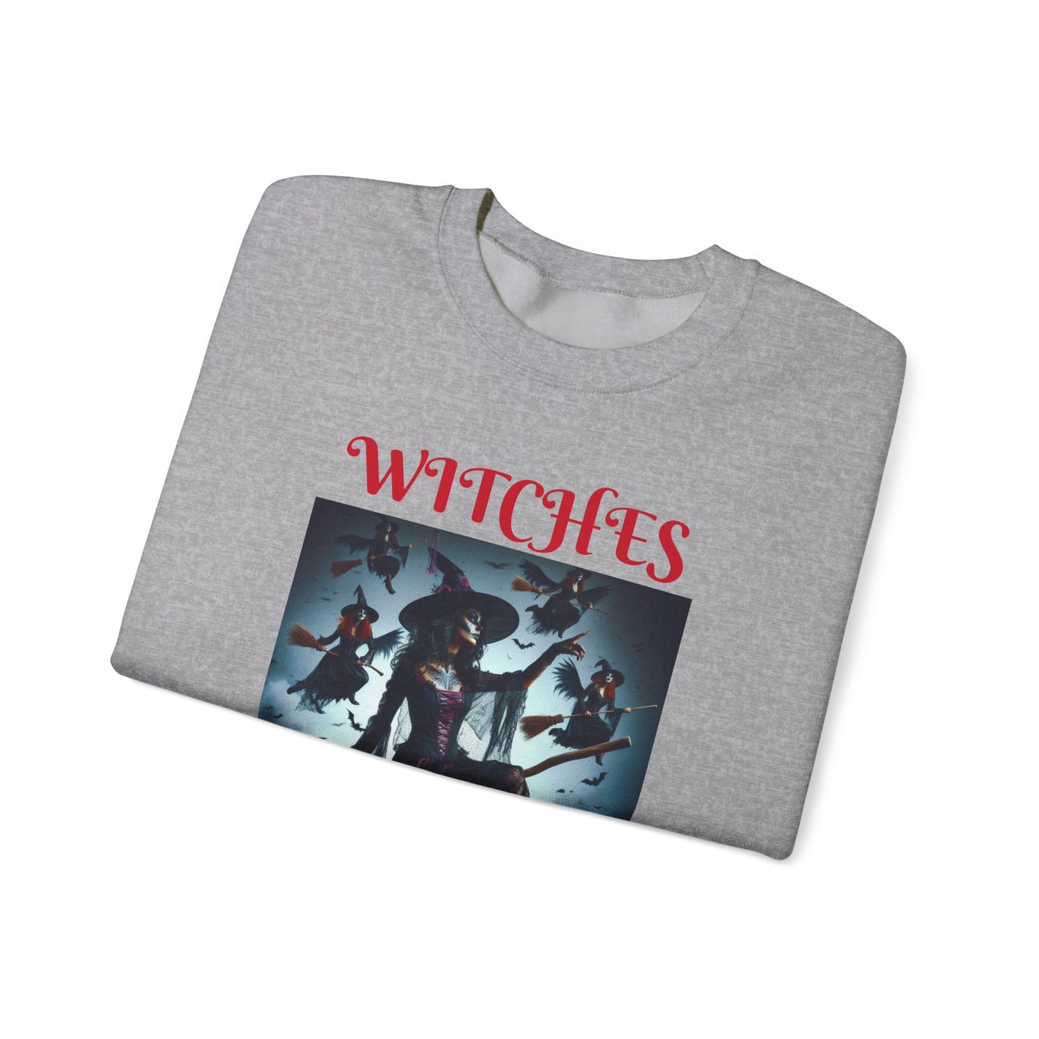 Witches Nightout Unisex Sweatshirt, Halloween Crewneck Jumper, Spooky Witches Night Out Shirt, Witchy Clothing, Girls Night Out Apparel