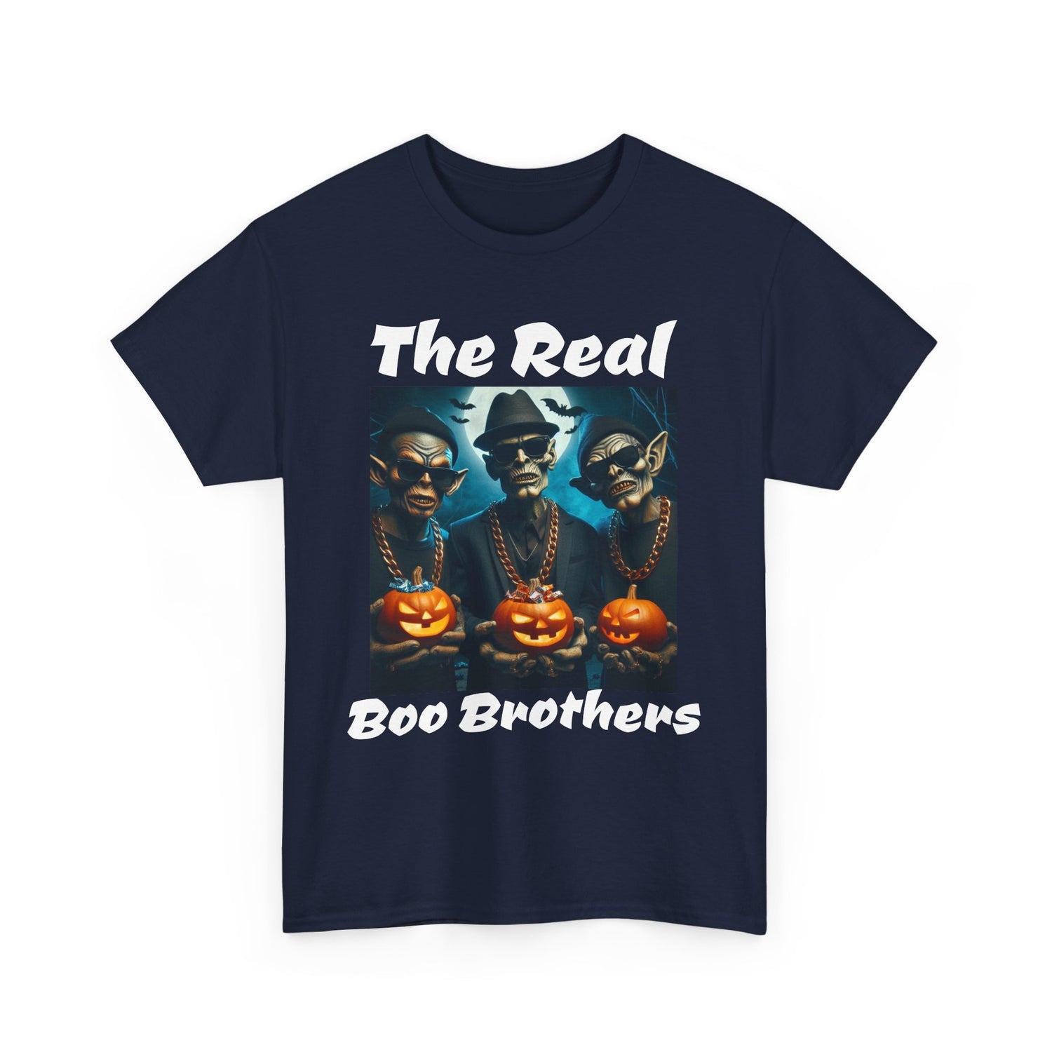 The Real Boo Brothers Horrific Goblins Unisex Tee, Real Boo Brothers Costume Shirt, Spooky Pumpkin Halloween Top, Scary Goblin T-Shirt, Haunted Halloween Apparel,