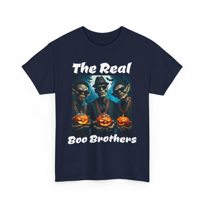 The Real Boo Brothers Horrific Goblins Unisex Tee, Real Boo Brothers Costume Shirt, Spooky Pumpkin Halloween Top, Scary Goblin T-Shirt, Haunted Halloween Apparel,