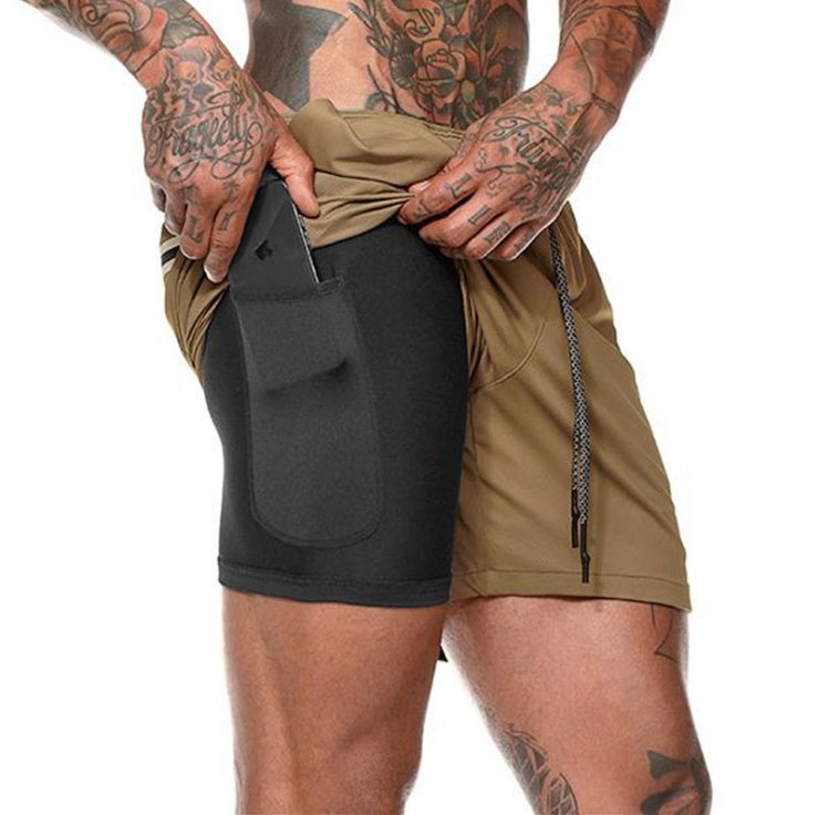 Men Pocket Compression Shorts