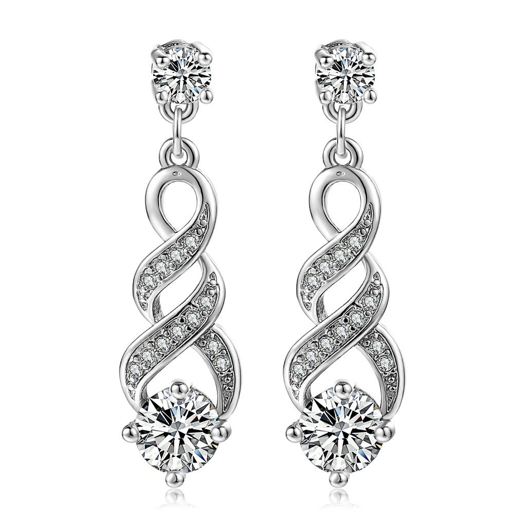 Ladies Autilite Gold Plated Earring