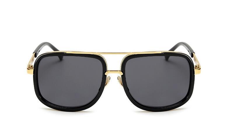 Flat Top Hot Square Sunglasses Mens Super Star Eyewear