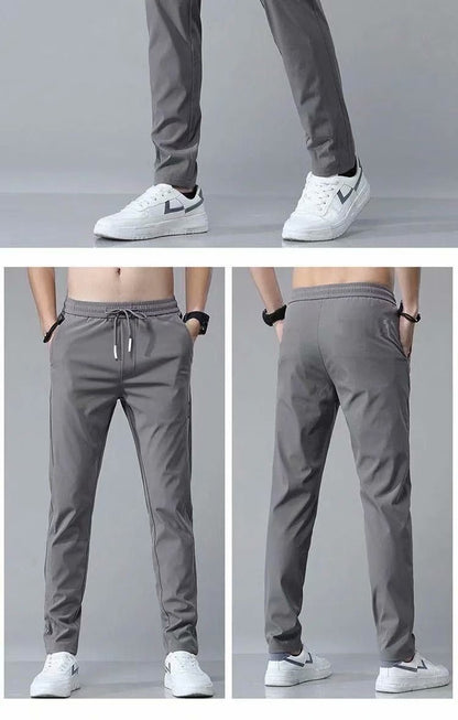 Drawstring Thin Casual Pants Korean Version Straight Sweatpants