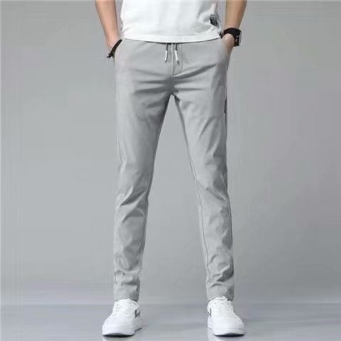 Drawstring Thin Casual Pants Korean Version Straight Sweatpants