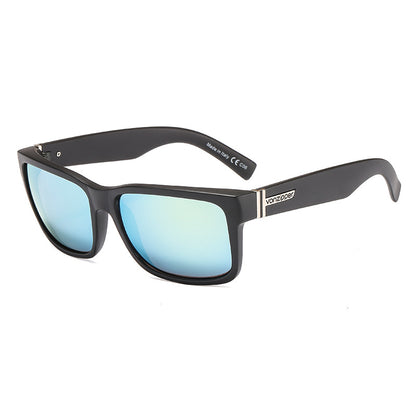 Retro big frame sunglasses color film sunglasses