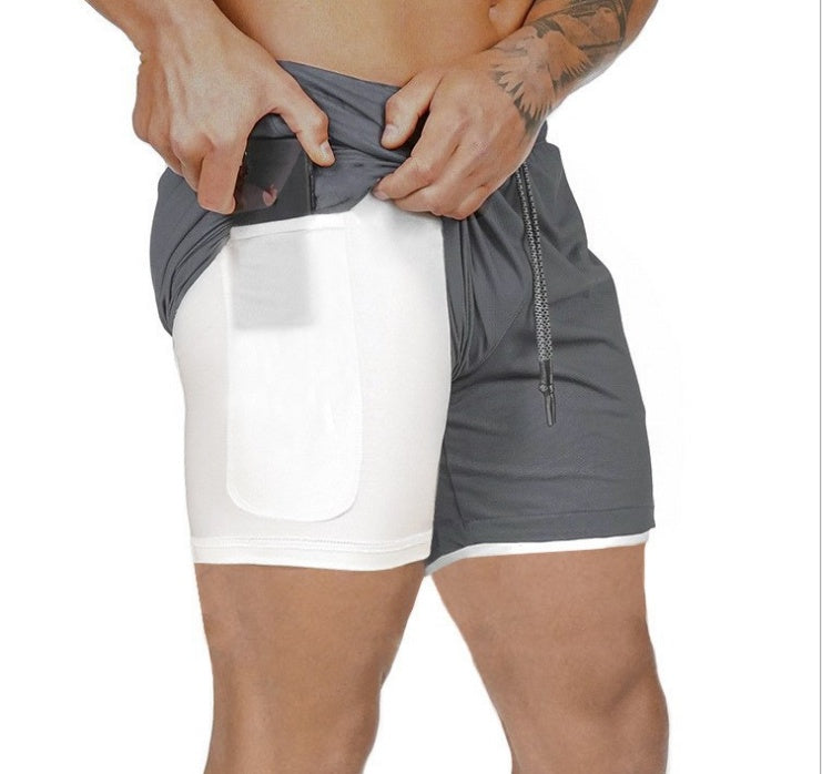 Men Pocket Compression Shorts