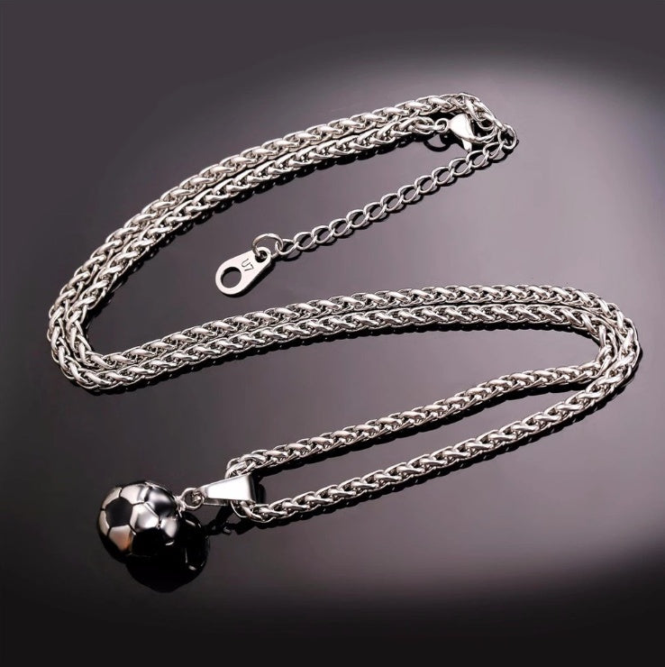 Stainless Steel World Cup Jewelry Pendant