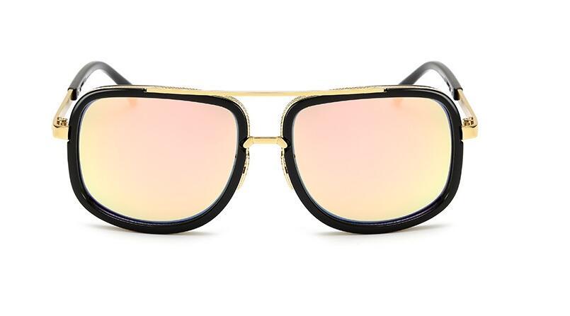 Flat Top Hot Square Sunglasses Mens Super Star Eyewear