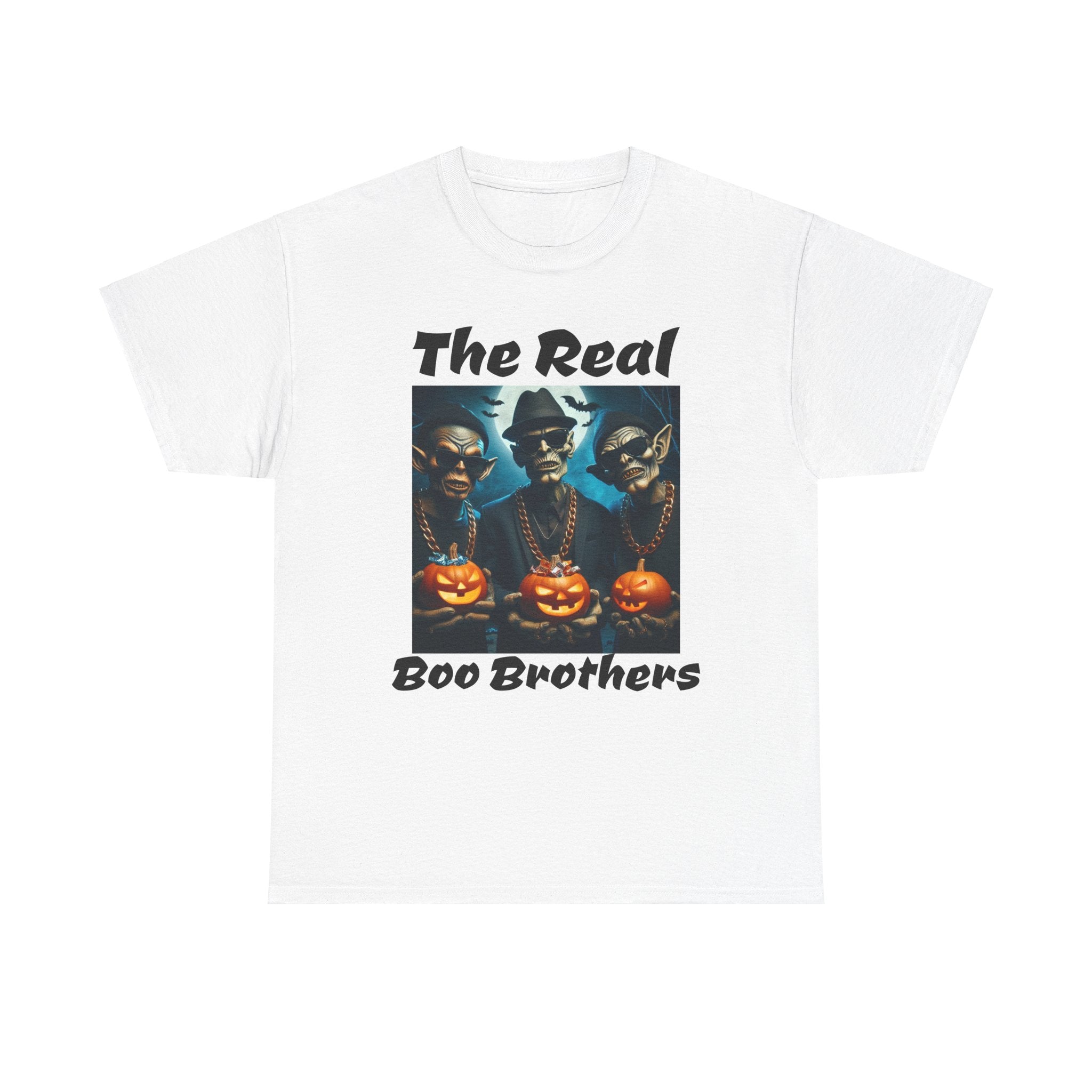 The Real Boo Brothers Horrific Goblins Unisex Tee, Real Boo Brothers Costume Shirt, Spooky Pumpkin Halloween Top, Scary Goblin T-Shirt, Haunted Halloween Apparel,