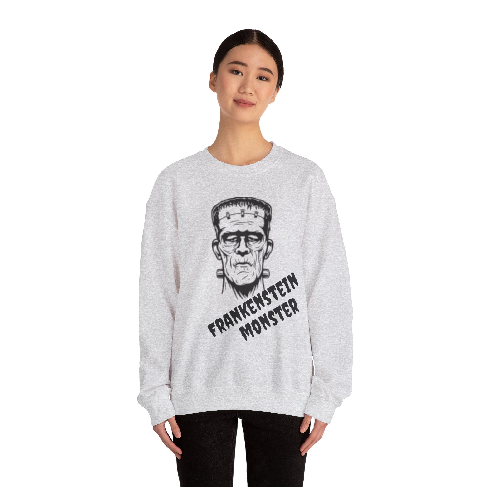 Frankenstein Monster Unisex Sweatshirt, Halloween Crewneck Pullover, Spooky Monster Sweatshirt, Halloween Costume Shirt, Halloween Party