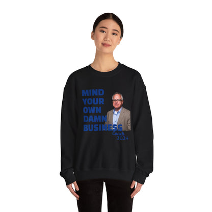 Graphic Sweatshirt with Tim Walz and Kamala Harris Quotes