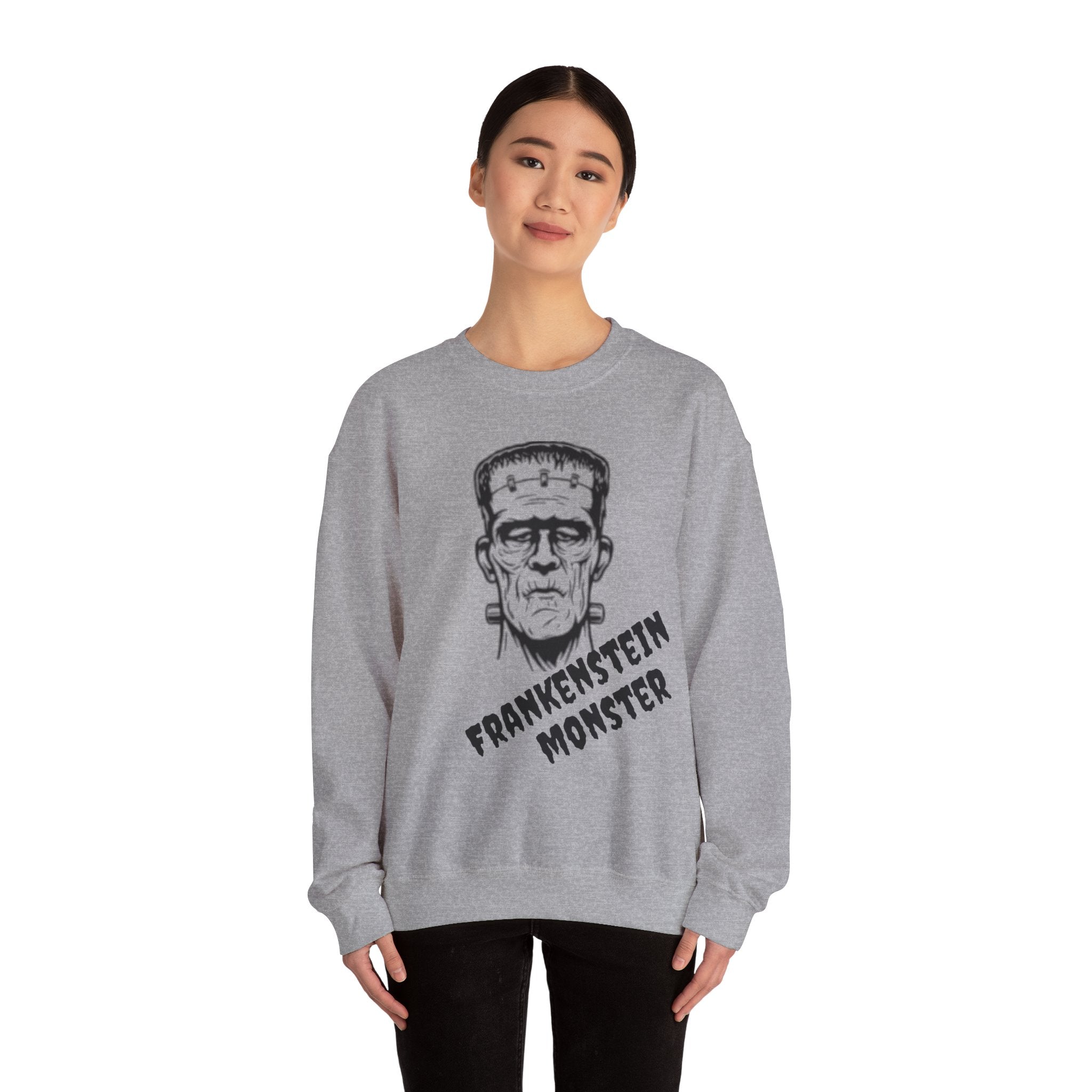 Frankenstein Monster Unisex Sweatshirt, Halloween Crewneck Pullover, Spooky Monster Sweatshirt, Halloween Costume Shirt, Halloween Party