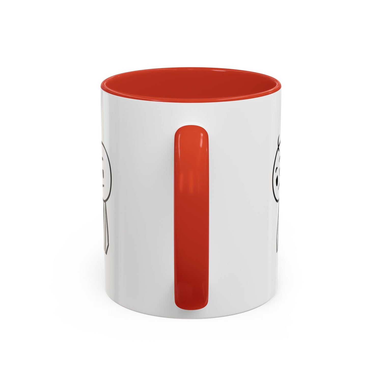 Its Just One of Those Days Accent Mug with Stickman Character Design, 11oz &amp; 15oz