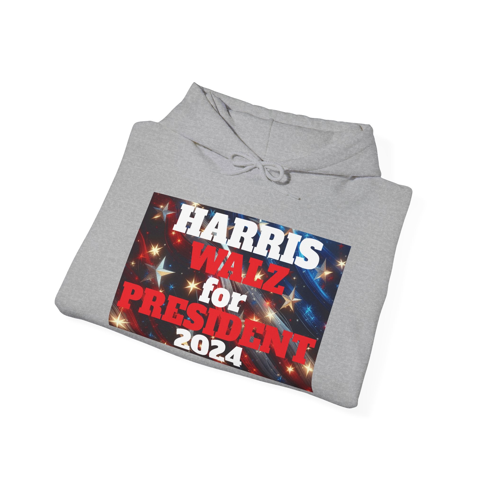 Spangled Harris and Walz President Unisex Heavy Blend™ Hooded Sweatshirt