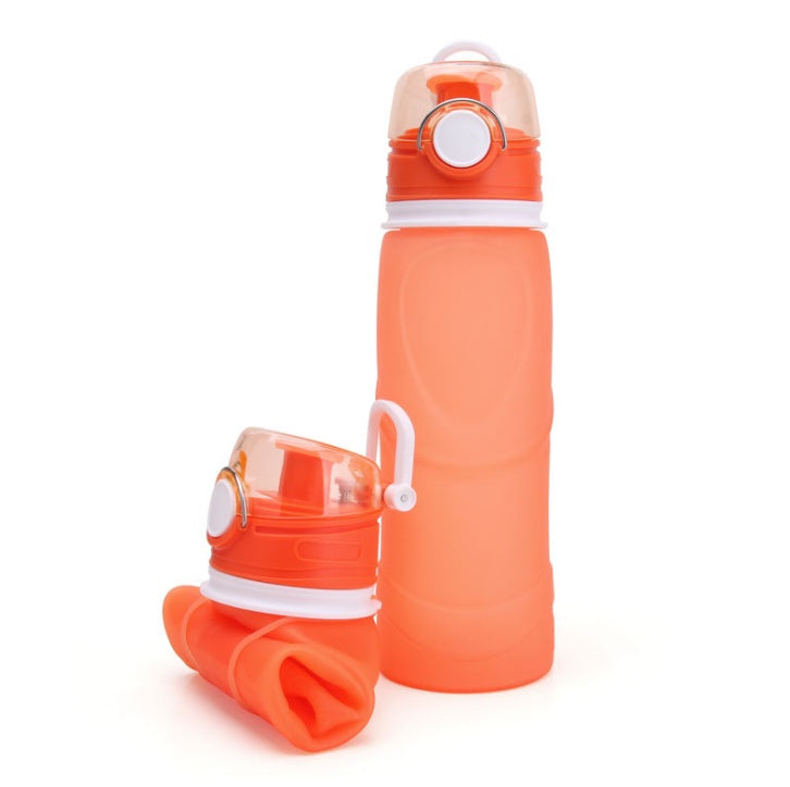 Silicone Folding Water Bottle Food Grade Silicone Water Bottle Travel Portable Folding Water Cup Travel Folding Water Bottle