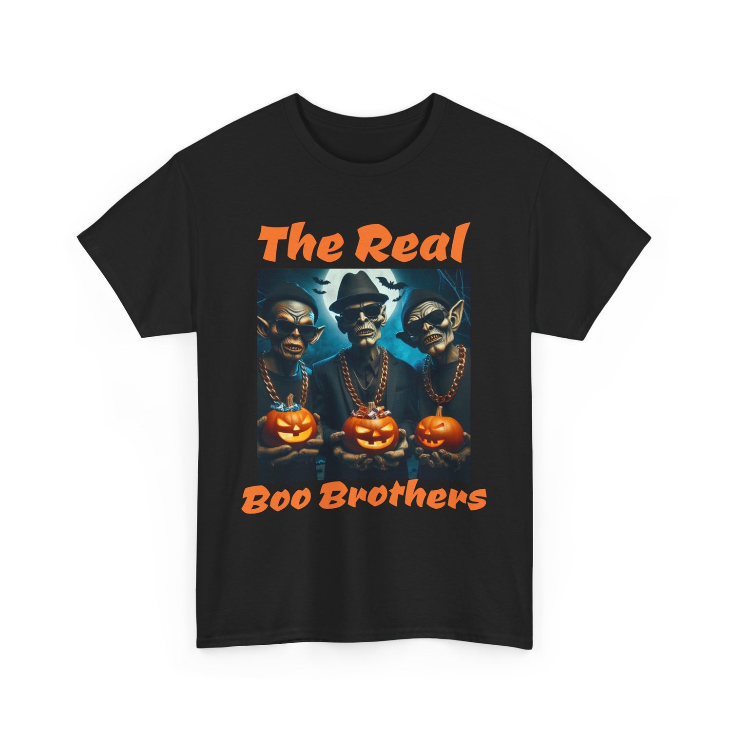 The Real Boo Brothers Horrific Goblins Unisex Tee, Real Boo Brothers Costume Shirt, Spooky Pumpkin Halloween Top, Scary Goblin T-Shirt, Haunted Halloween Apparel,