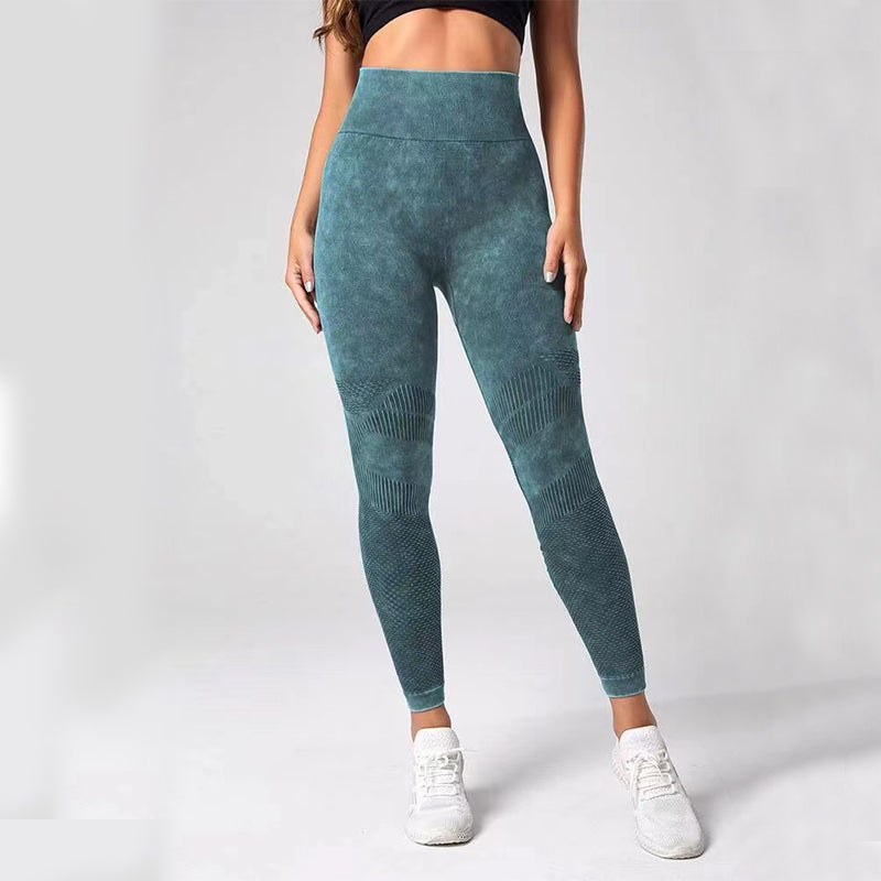 Hollow Design Seamless High Waist Hip Lifting Leggings