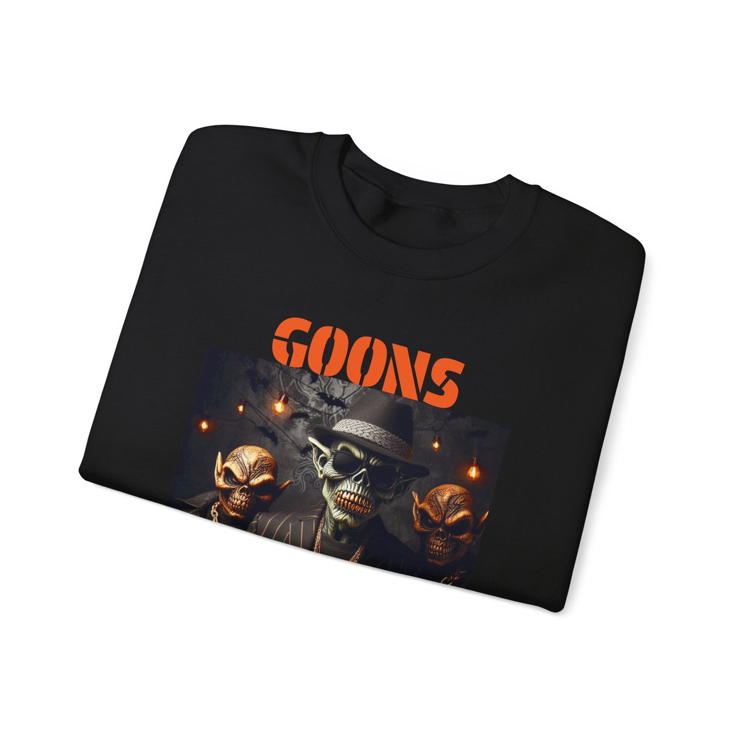 Gooblin Goons Crewneck Sweatshirt, Funny Halloween Unisex Pullover, Cozy Cotton Blend Jumper, Spooky Season Shirt,