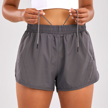 Summer Sports Shorts With Zipper Pockets Breathable Loose