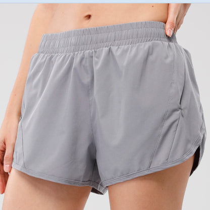 Summer Sports Shorts With Zipper Pockets Breathable Loose