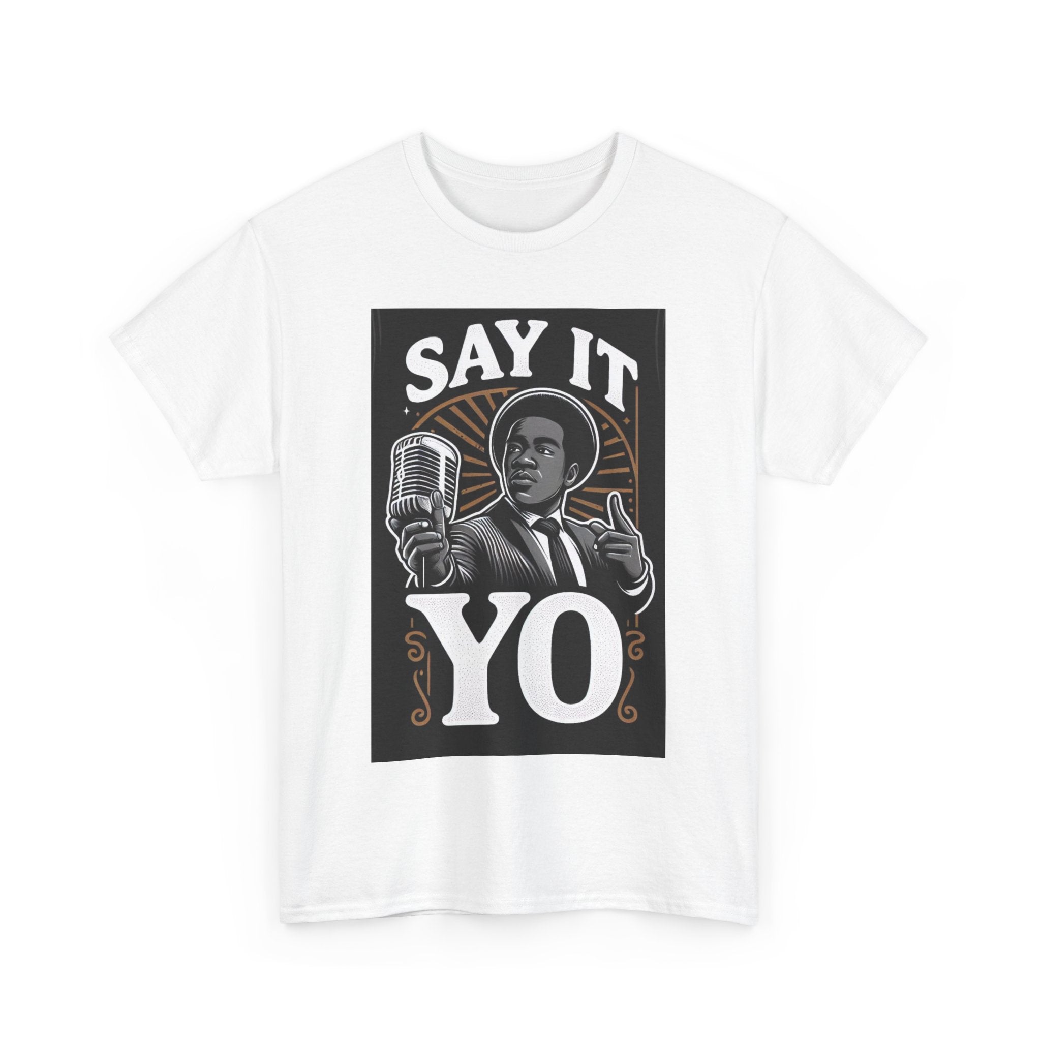 Say It Yo Music Man Unisex Heavy Cotton T-Shirt