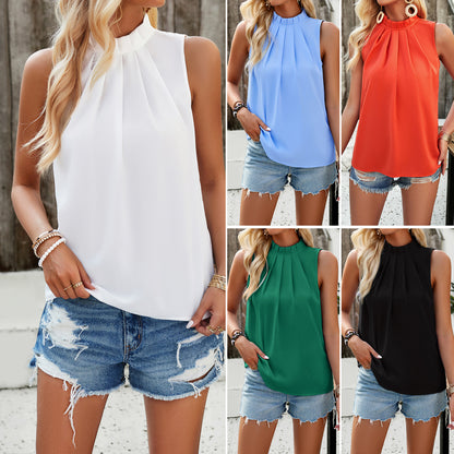 Fashion Sleeveless Elegant Summer Top