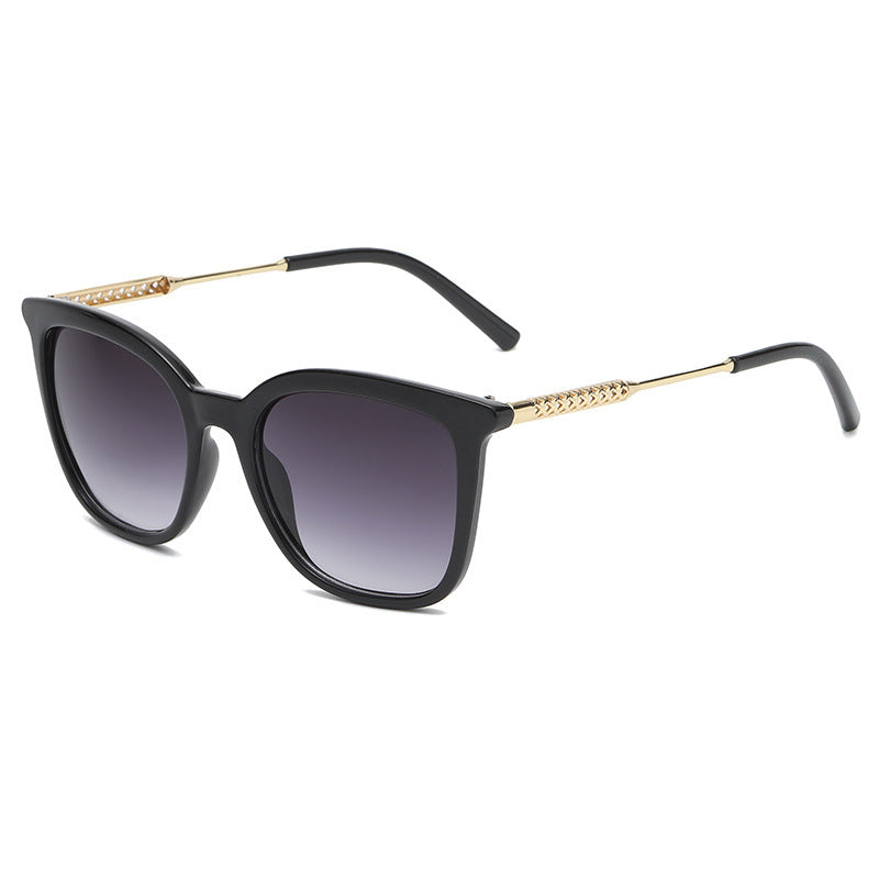 Metal Hollow Sunglasses Vintage Street Shot Sunglasses